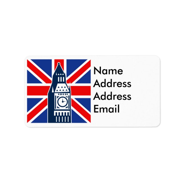 Étiquette Appel de Londres (Devant)