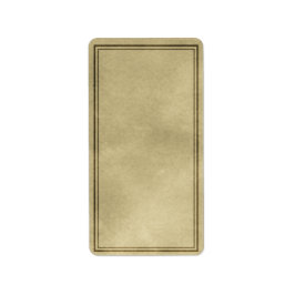 Étiquette appothécaire vertical moyen