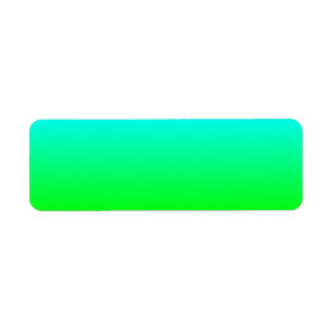 Étiquette Aqua à l'étiquette verte