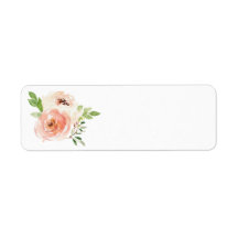 Aquarelle de corail Floral Printemps mariage