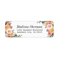 Aquarelle Floral Élégant Broussailleux Mariage Bou