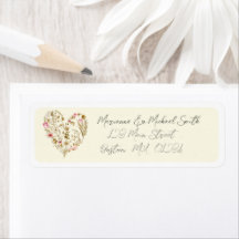 Aquarelle Floral Heart Baby in Bloom Baby shower