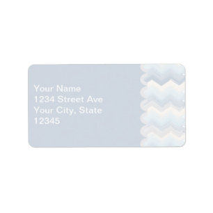 Étiquette Aquarelle Ocean Shades Chevron