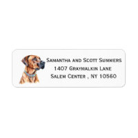 Aquarelle Rhodesian Ridgeback