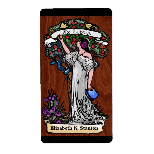 Étiquette Arbre de connaissances Plaque personnalisée (Devant)