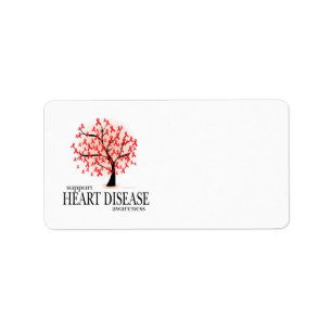 Étiquette Arbre de maladie cardiaque