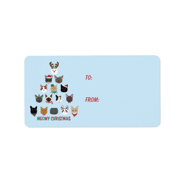 Étiquette Arbre de Noël (Devant)