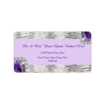 Argent Foil Purple Amethyst Adresse