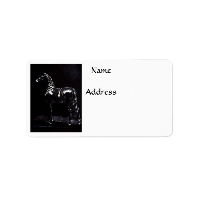 Étiquette Argent foncé (Devant)