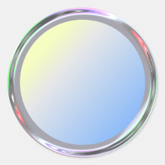 Étiquette argentée pour le texte, le logo, l'image