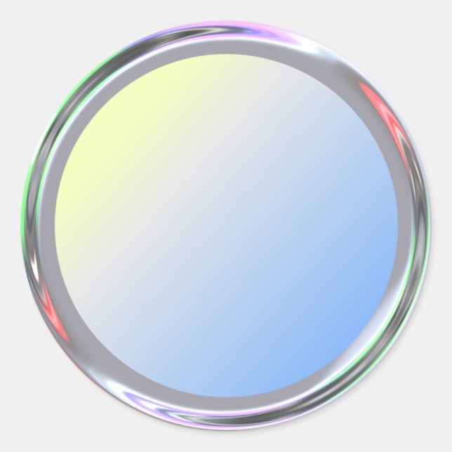 Étiquette argentée pour le texte, le logo, l'image (Devant)