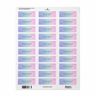 Étiquette Arrière - plan sombre rose et bleu