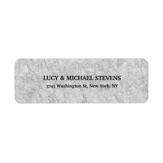 Étiquette Artiste Créatif Clair Couleur Gris Élégant Famille (Devant)