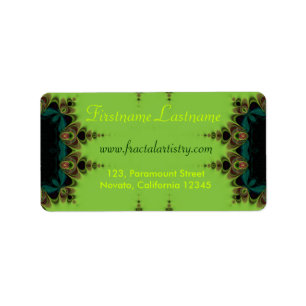 Étiquette Artistérie forestière délicate