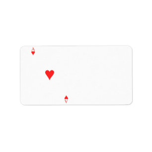 Étiquette As des coeurs