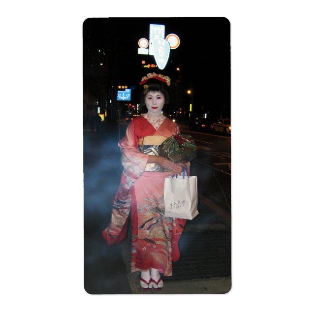 Étiquette Asakusa Geisha Neo Tokyo (Devant)