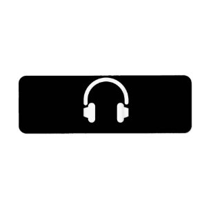 Étiquette Audio Engineer Audiophile Dj Music Lover casque