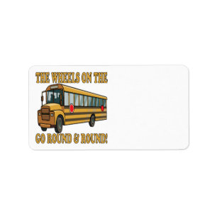 Étiquette Autobus scolaire