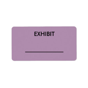 Étiquette Autocollant personnalisable de l'exposition de cou
