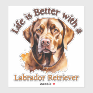Étiquette autocollante du pare-chocs Lover Labrado