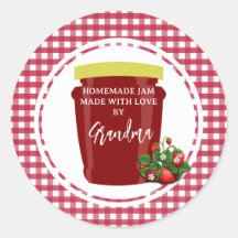 Étiquette Autocollante pour Confiture Maison Modif