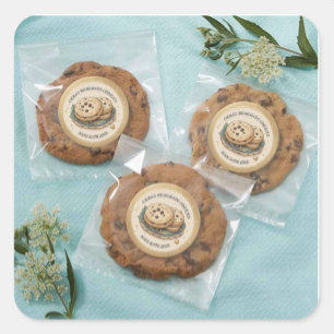 Étiquette Autocollante pour Produits de Biscuits M