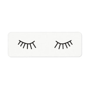 Étiquette autocollants de cils, autocollants mignons de