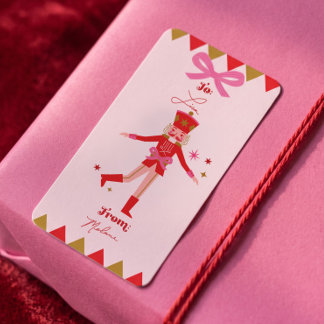 Étiquette Autocollants de Noël Cadeau Pour/De l'Opéra-Ballet