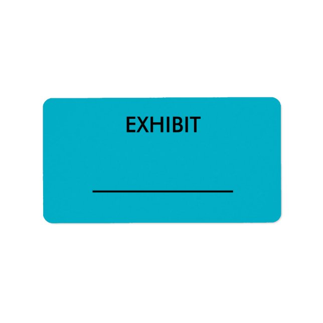 Étiquette Autocollants personnalisables de l'exposition de j (Devant)