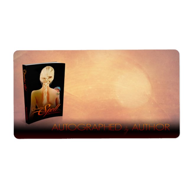 Étiquette Autographié par l'auteur pour le sort de Chameleon (Devant)