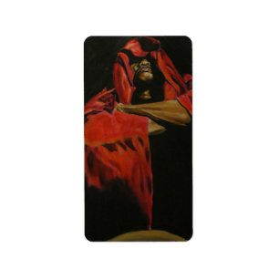 Étiquette Autonomiser l'art figuratif : un audacieux rouge e