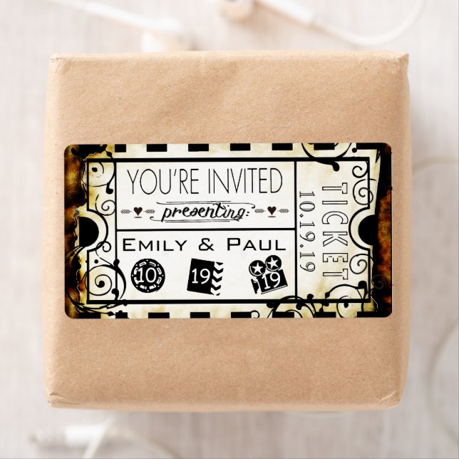 Étiquette Autoriser un enregistrement de la date (En situation)