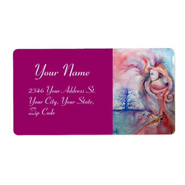 Étiquette AVALON, magie et mystère (Devant)