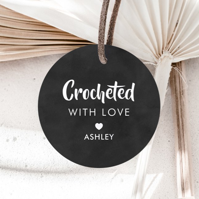 Étiquette avec amour, étiquette cadeau artisanale, (Créateur téléchargé)