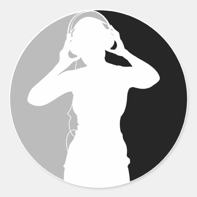 Étiquette avec casque (Devant)