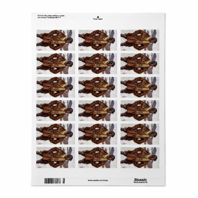 Étiquette Aviator, 1917 par Joseph Christian Leyendecker (Feuille entière)