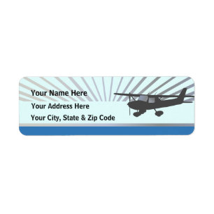 Étiquette Avion de Cessna 150