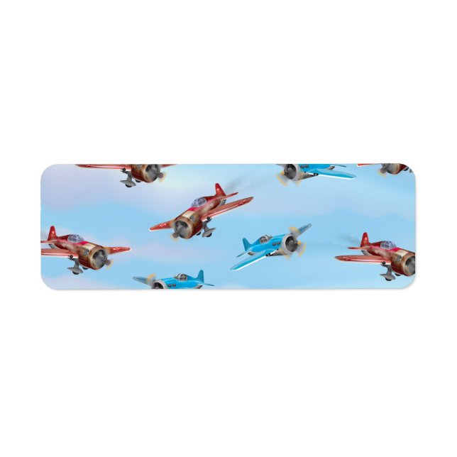Étiquette Avions de jouets (Devant)