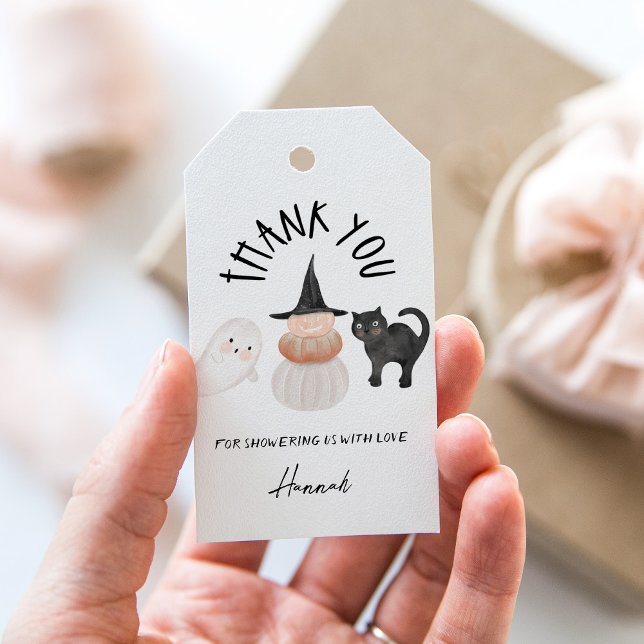 Étiquette Baby shower d'Halloween SUGARBOO Favoris (Créateur téléchargé)