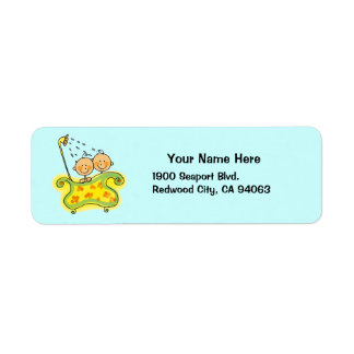 Étiquette Baby shower pour jumeaux (garçon)