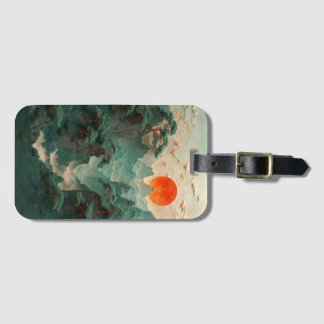 étiquette bagage du lac tranquille