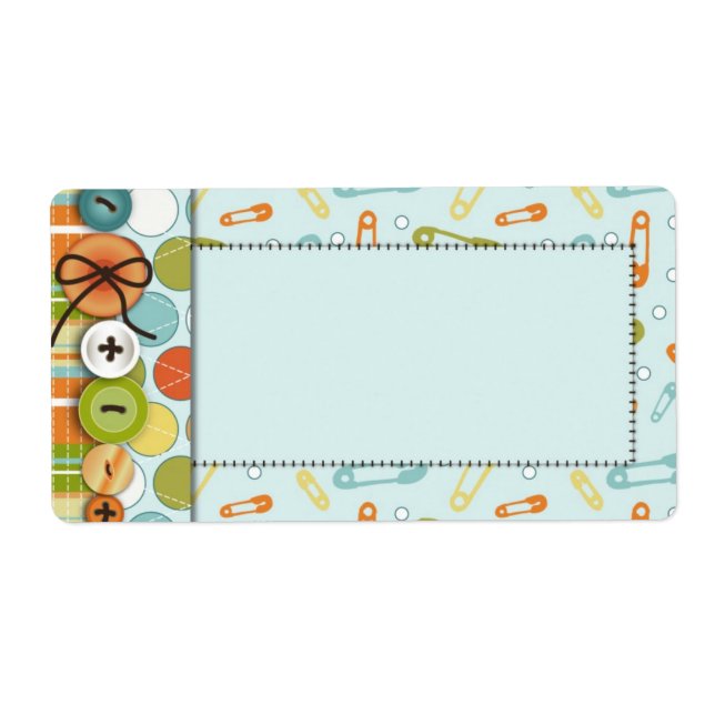 Étiquette Balise de nom de bouton (Devant)