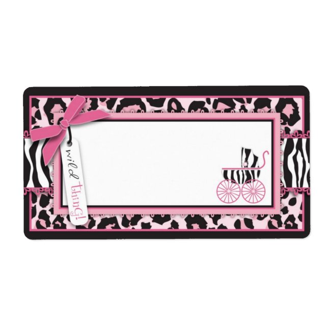 Étiquette Balise de nom Wild Thing (Devant)