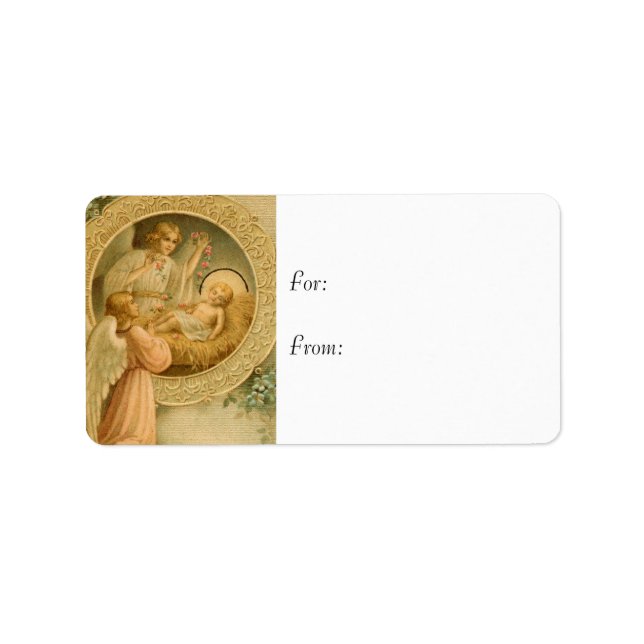 Étiquette Balises Cadeaux : L'amour est tombé (Devant)