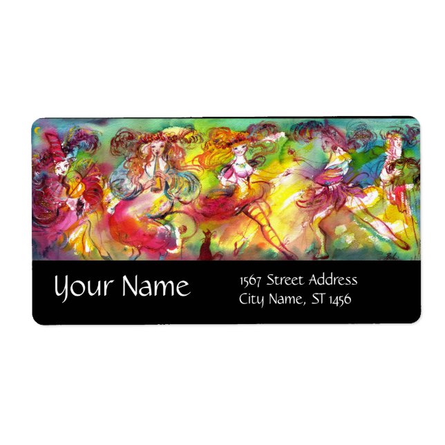 Étiquette BALLET CARNAVAL / Mascarade vénitienne, Danse, Mus (Devant)