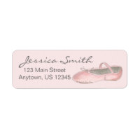 Ballet rose personnalisé Slipper Ballerina Danse