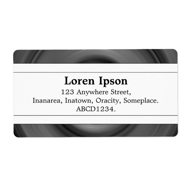 Étiquette Bande centrale II - Roue II (Devant)