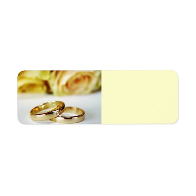 Étiquette Bandes Mariages d'or (Devant)