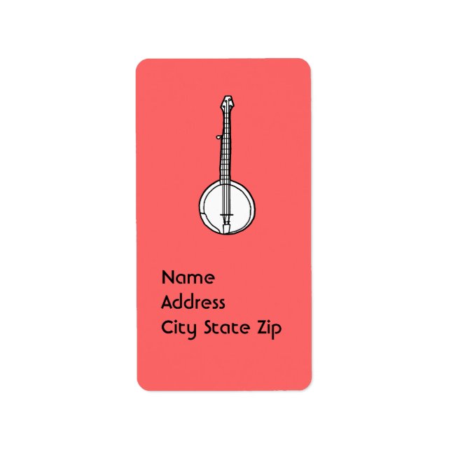 Étiquette Banjo Gnawa (Devant)