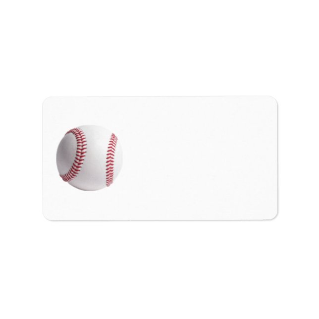 Étiquette Baseball (Devant)